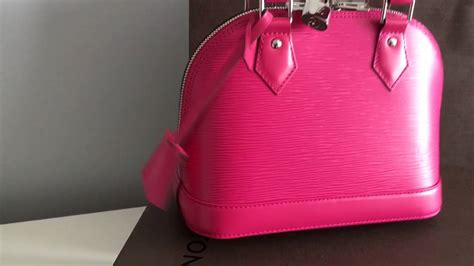 pink alma bb louis vuitton|louis vuitton black alma bag.